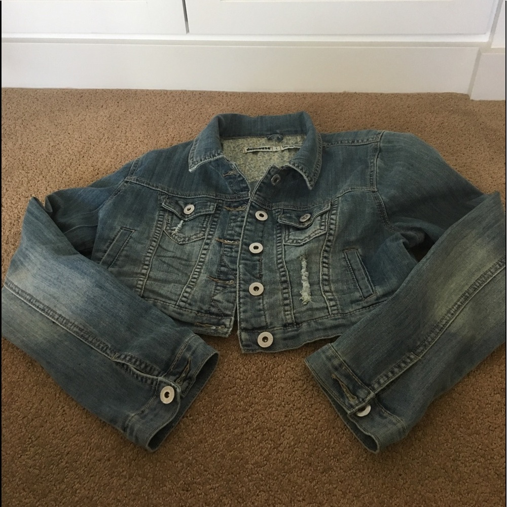 Denim Crop Jacket